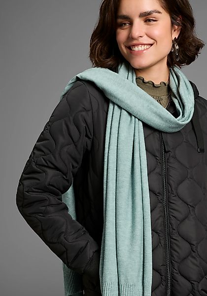 Laura Scott Strickschal in Maxi-Größe mit modischen Rippenabschlüssen - NEW günstig online kaufen