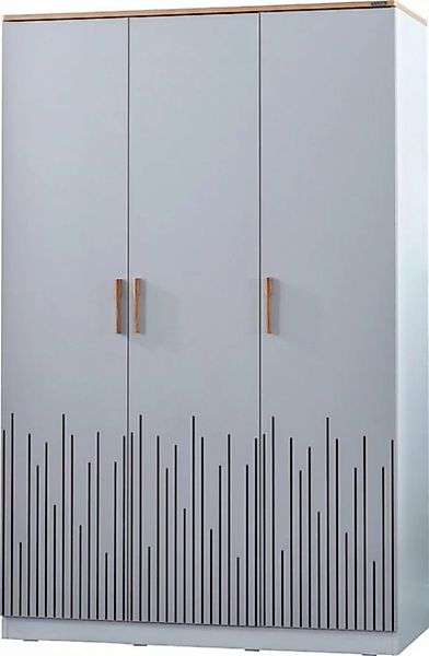 Möbel-Lux Kleiderschrank Lucas Lajivert 3-türig, 135cm Breite günstig online kaufen