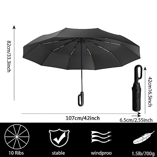 ZEUOPQ Taschenregenschirm Taschenregenschirm Vollautomatischer faltbarer Du günstig online kaufen