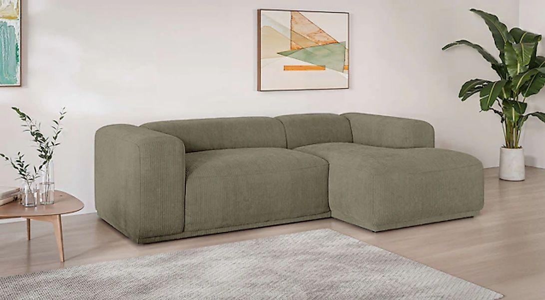 s.Oliver Ecksofa »EMMERIK Designersofa, L-Form mit Wellenfederung, B/T/H: 2 günstig online kaufen