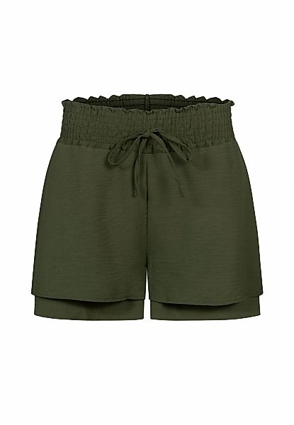CLOUD 5IVE Shorts "CLOUD 5IVE Musselin Shorts 2-Lagig mit Gummibund" günstig online kaufen