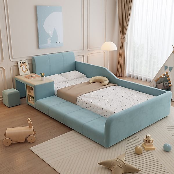 STILVORA Polsterbett 90x200 mit Stauraum,Kinderbett mit günstig online kaufen