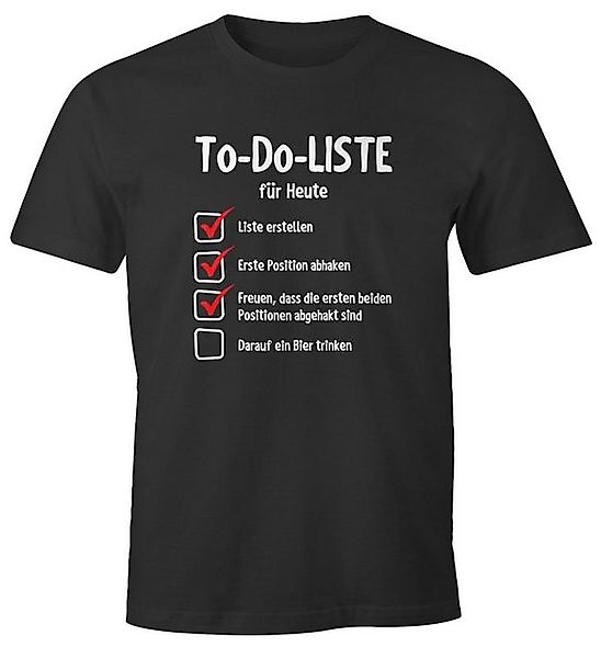 MoonWorks Print-Shirt Herren T-Shirt To do günstig online kaufen