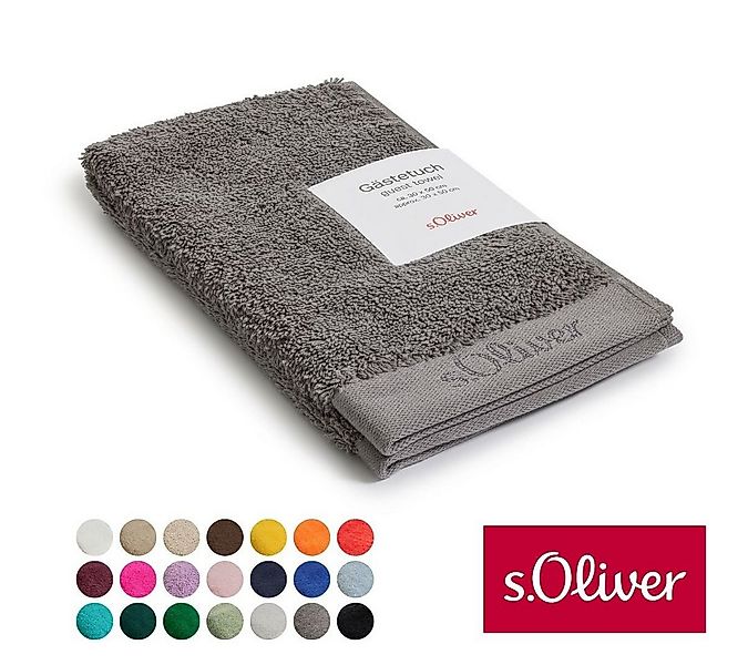 s.Oliver Gästehandtuch s.Oliver, Premium Qualität, 600 gr/m², auch als Sets günstig online kaufen