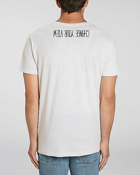 Bio Herren V-neck T-shirt "Change Your View" günstig online kaufen