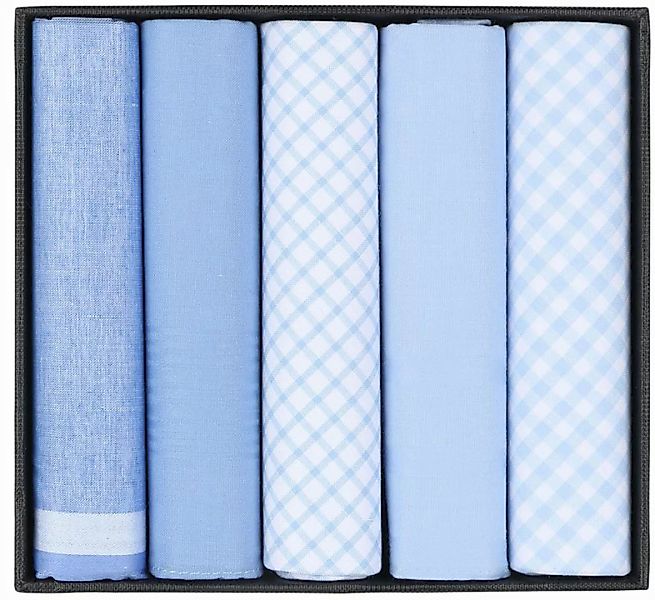 Suitable Taschentücher 5er-Pack Druck Light Blue - günstig online kaufen