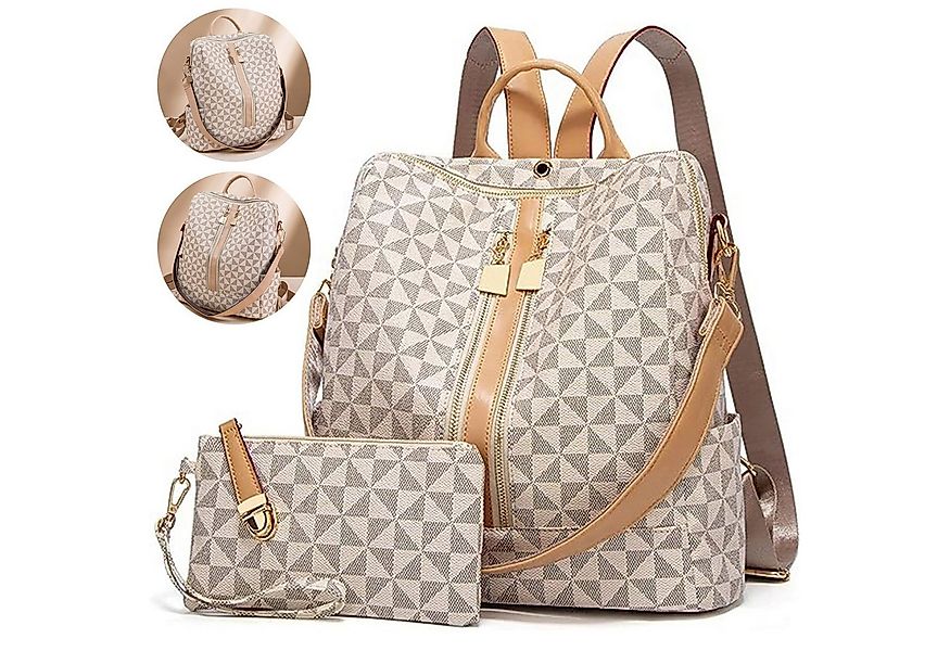 REDOM Rucksack Handtasche Freizeitrucksack Umhängetasche (32x32x14 cm Leder günstig online kaufen