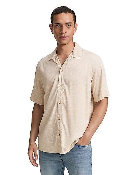 TOM TAILOR Kurzarmhemd mit All-Over Print günstig online kaufen