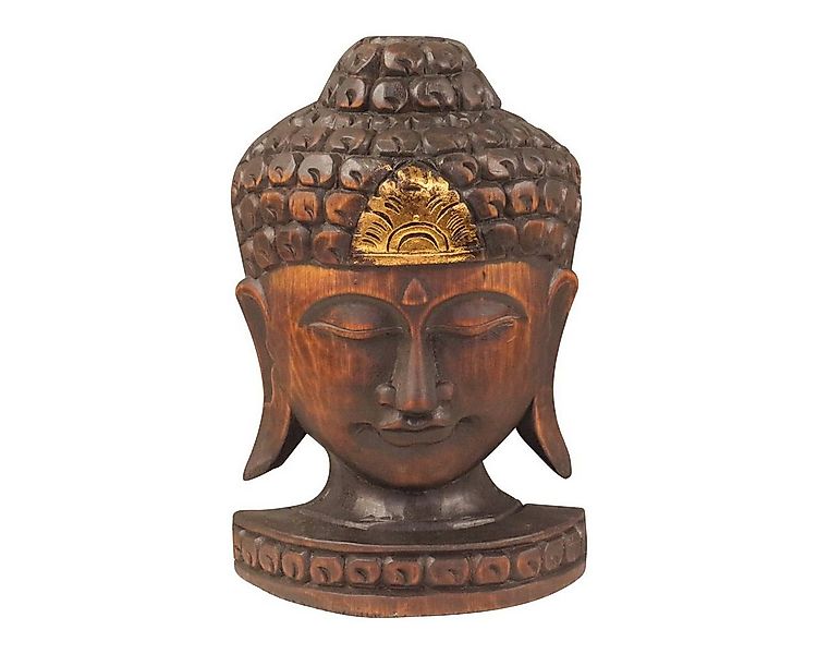 Oriental Galerie Dekofigur Buddha Kopf in Braun 30 cm (1 St), Skulptur, Fig günstig online kaufen