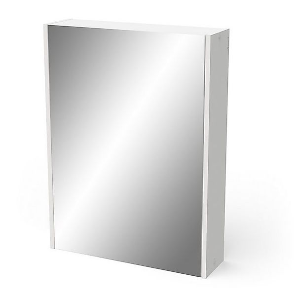 PREISBRECHER Badezimmerspiegelschrank CORALIE 3 in Matt weiß - 57,3x76,9x16 günstig online kaufen