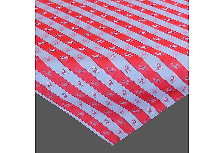 texpot Tischdecke Tischläufer Hirsch Weihnachten Winter Karo (1-tlg) günstig online kaufen