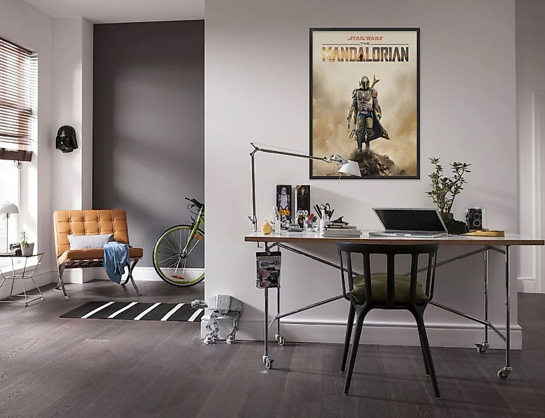 Komar Bild "Mandalorian Movie Poster" Disney  Star Wars 1 Stk. tlg. Wandbil günstig online kaufen