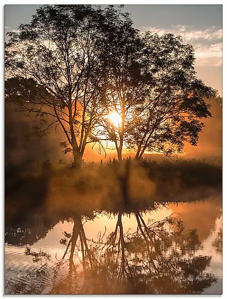 Artland Glasbild »Früh morgens, wenn der Tag erwacht« Gewässer 1 Stk. tlg. günstig online kaufen