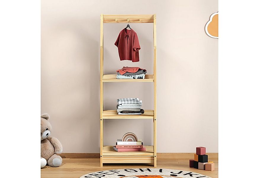 IDIMEX Kinderkleiderschrank SALLY Kinder Regal Hausform günstig online kaufen