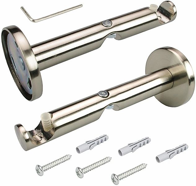 Liedeco Kombiträger für Gardinenstangen Ø 16 mm günstig online kaufen