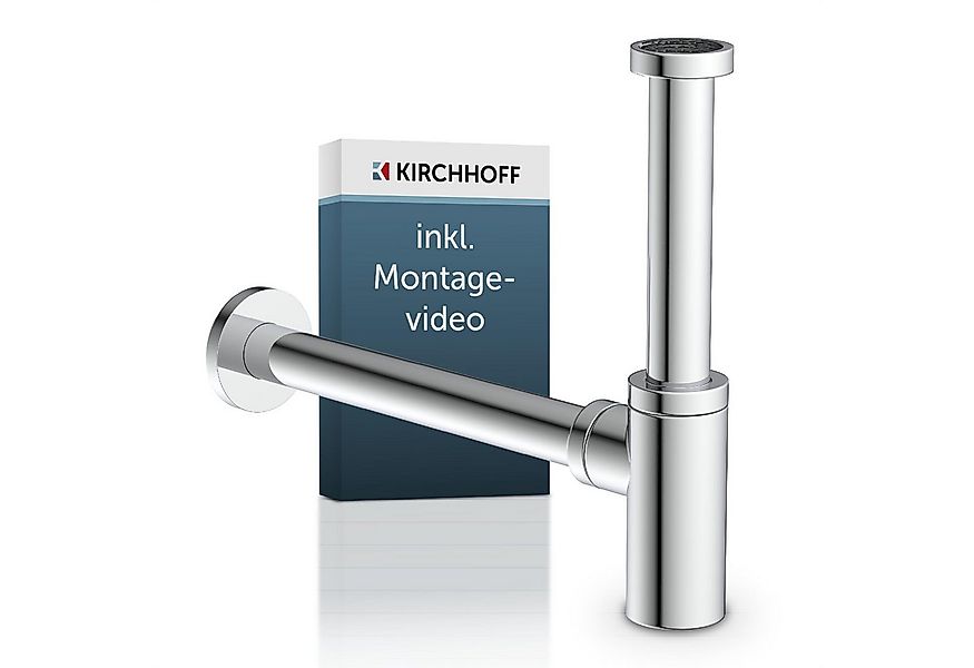 Kirchhoff Siphon Design Flaschensiphon inkl. Reinigungsöffnung, Röhrengeruc günstig online kaufen