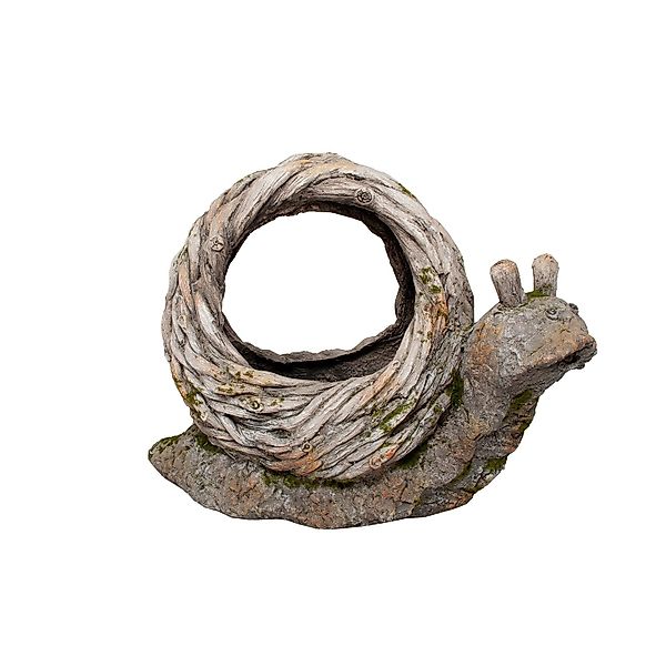HTI-Line Tierfigur Pflanzgefäß Borke Schnecke (1 günstig online kaufen