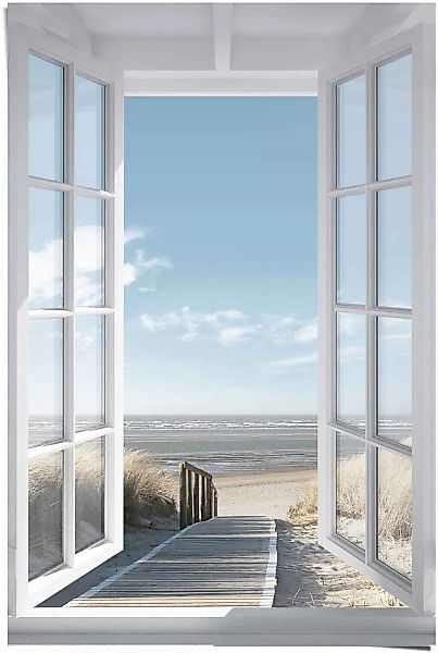 Reinders Poster "Poster Fensterblick Nordsee" Meer 1 Stk. tlg. günstig online kaufen