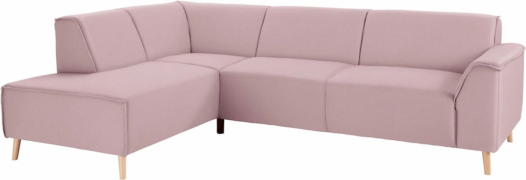 Home affaire Ecksofa "Janek Scandic Design, elegant und zeitlos, L-Form" mi günstig online kaufen