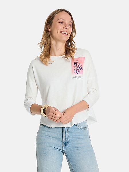 Lieblingsstück Rundhalsshirt "CamillaL" mit kleinem Print günstig online kaufen