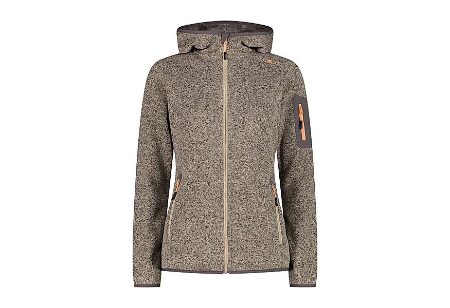 CMP Fleecejacke CMP Damen Jacke Knitted Melange Hoody 3H19826 günstig online kaufen