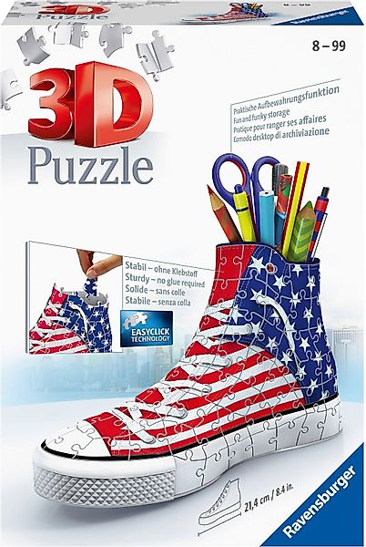 Ravensburger 3D-Puzzle Sneaker, 108 Puzzleteile, Made günstig online kaufen