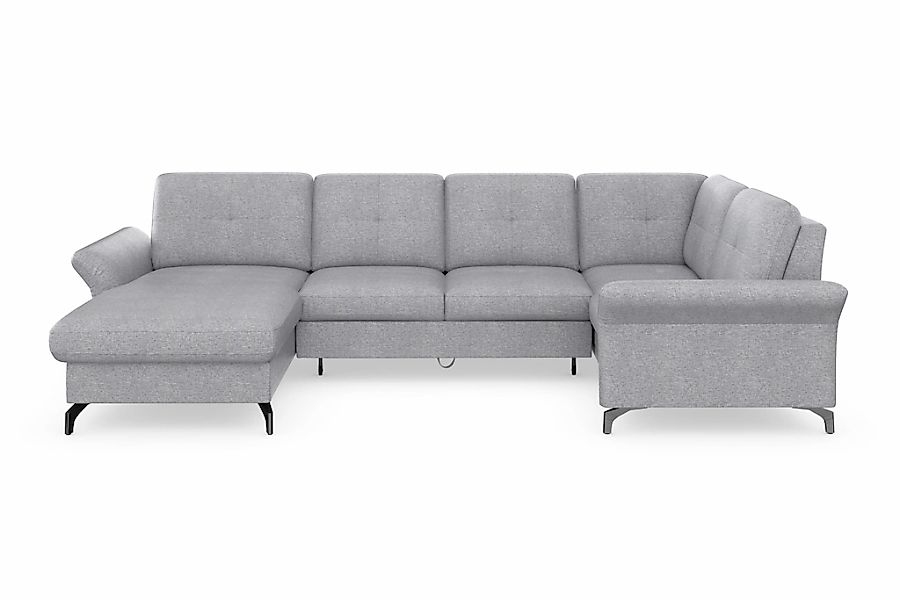 Home affaire Wohnlandschaft "Calando U-Form" wahlweise mit Bettfunktion, Be günstig online kaufen