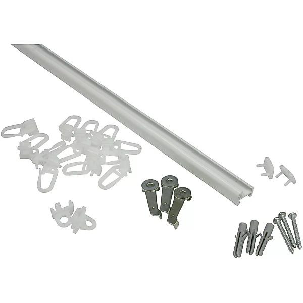 Gardinia Aluminiumschiene Weiß 180 cm günstig online kaufen