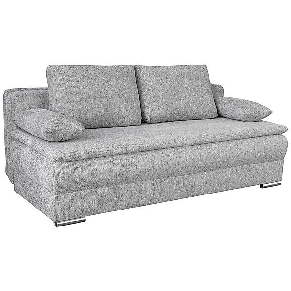 Dauerschlafsofa Prima grau B/H/T/L: ca. 202x45x96x145 cm günstig online kaufen