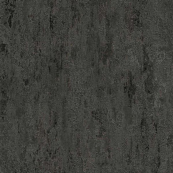 Vliestapete Trendwall 2 Uni Schwarz Grau Glänzend FSC® günstig online kaufen