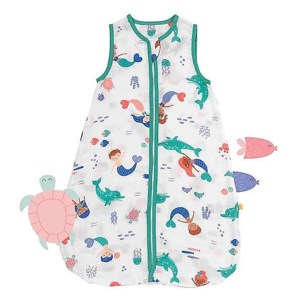 Schlummersack Kinderschlafsack Musselin Babyschlafsack, 0.5 Tog günstig online kaufen