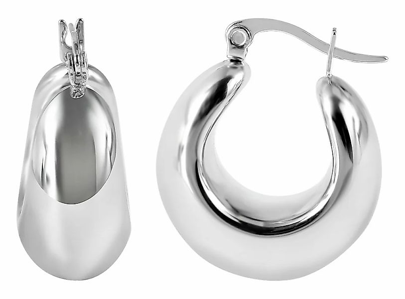 Adelia´s Paar Creolen "Damen Ohrringe – Creole aus Edelstahl" Perfekt zum V günstig online kaufen