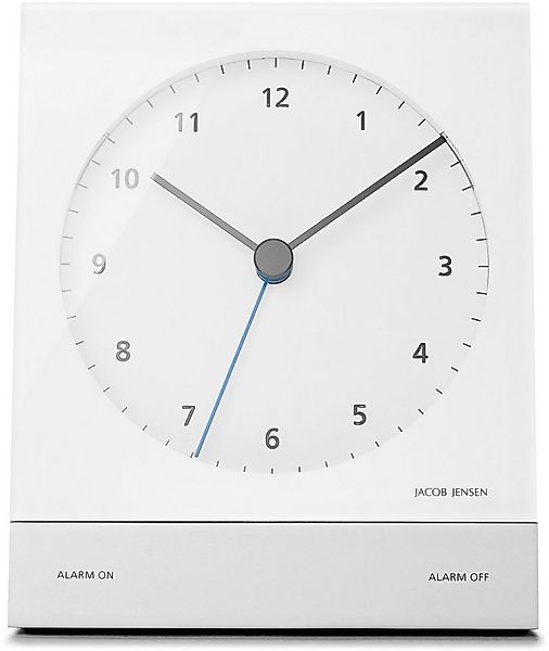 Jacob Jensen Funkwecker Jacob Jensen Alarm Clock Analog Funk white 352 günstig online kaufen