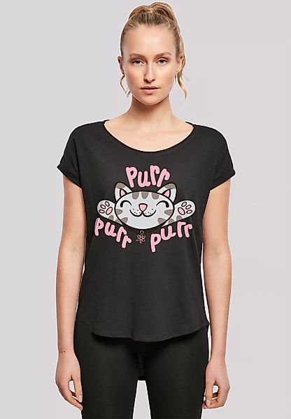 F4NT4STIC T-Shirt "Long Cut T-Shirt Big Bang Theory TV Serie Soft Kitty Pur günstig online kaufen