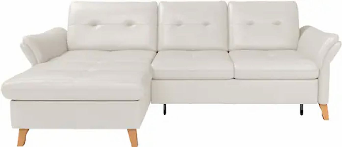 sit&more Ecksofa »Göteborg« Sitztiefenverstellung und Federkern, wahlweise günstig online kaufen