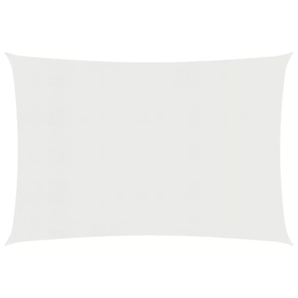 Sonnensegel 160 G/mâ² Weiß 2,5x4,5 M Hdpe günstig online kaufen