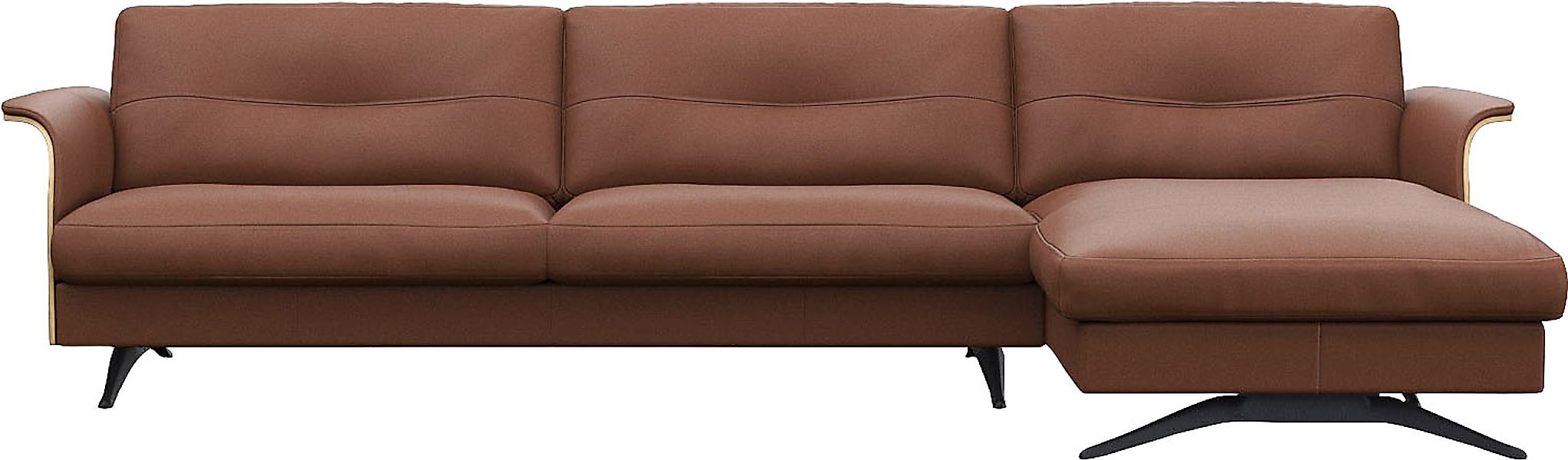 FLEXLUX Ecksofa »Glow, super bequem durch hochwertigem Sitzaufbau mit Feder günstig online kaufen