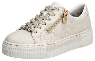 Rieker Plateausneaker mit goldfarbenem Reißverschluss, Freizeitschuh, günstig online kaufen
