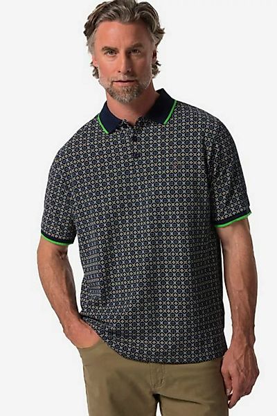 Boston Park Poloshirt Boston Park Poloshirt Halbarm Allover-Muster günstig online kaufen