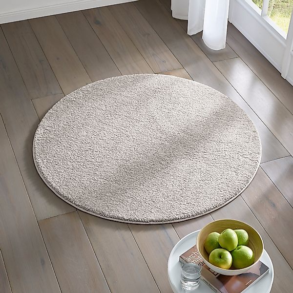TaCa Home Teppich Kurzflor-Frisee-Teppich, rechteckig, Höhe: günstig online kaufen