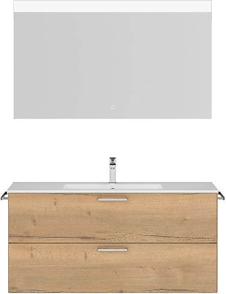 nobilia® Badmöbel-Set »Tolvina«, (2 St., vormontiert, mit Soft-Close), inkl günstig online kaufen