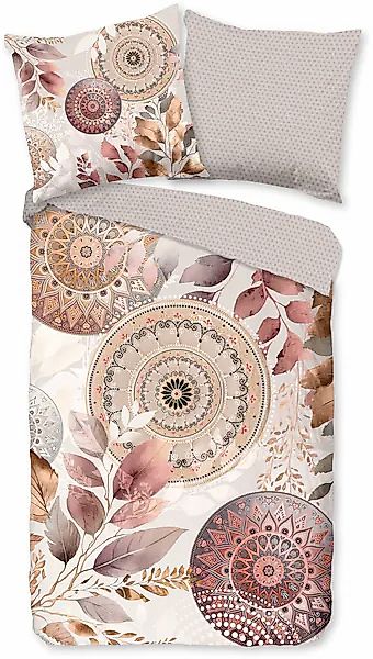 hip Wendebettwäsche »Afina« 3 Stk. tlg. Mako-Satin, Reißverschluss, Wendeop günstig online kaufen