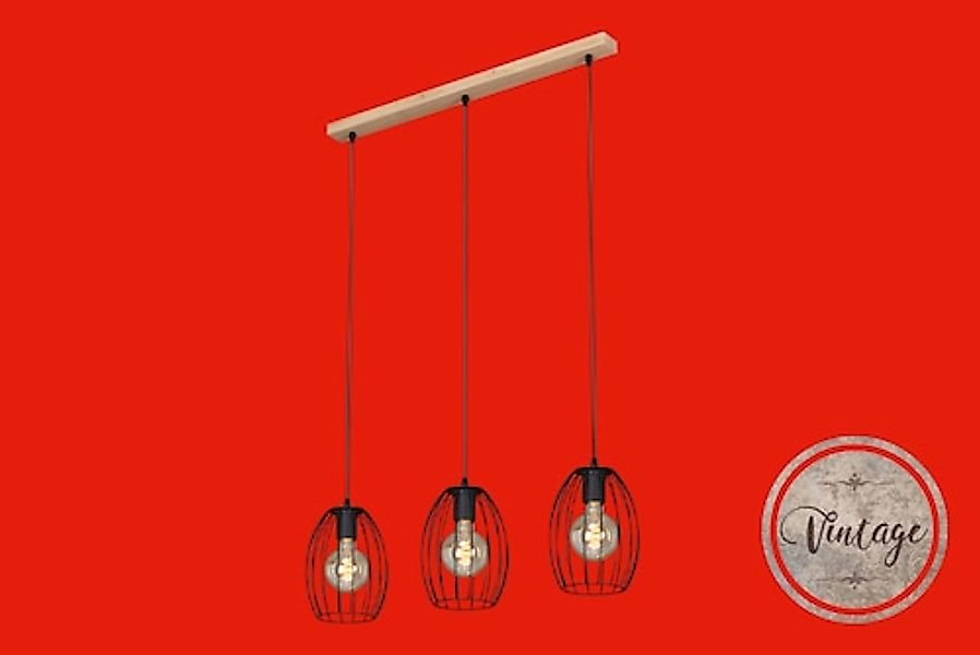 Briloner Leuchten LED Pendelleuchte »WAKTU«, für Leuchtmittel 3 x E27, Brei günstig online kaufen