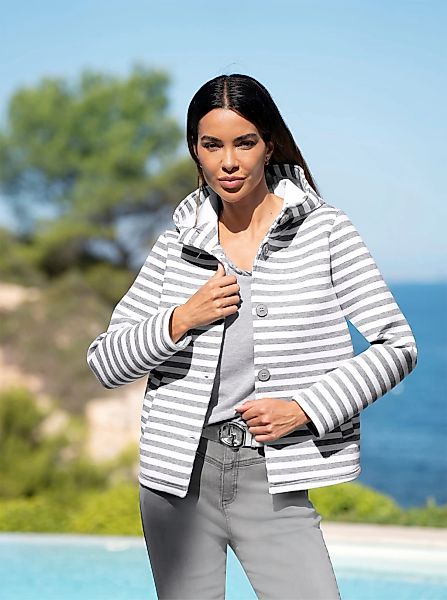 heine Shirtjacke "Sweatjacke", 1 Stk. günstig online kaufen