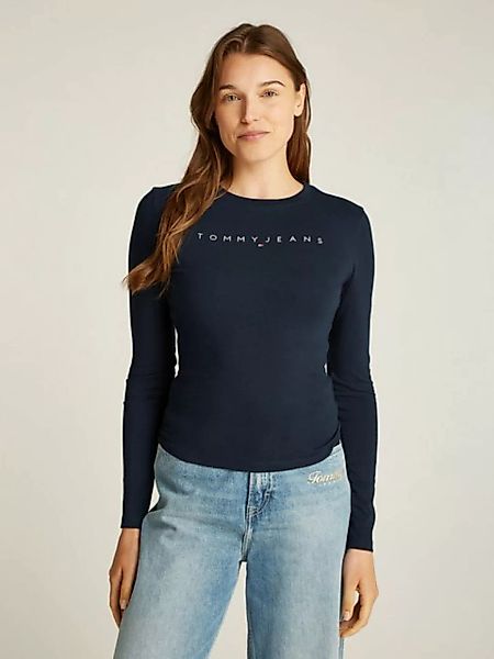 Tommy Jeans Curve Langarmshirt TJW SLIM LINEAR TEE LS EXT Große Größen günstig online kaufen