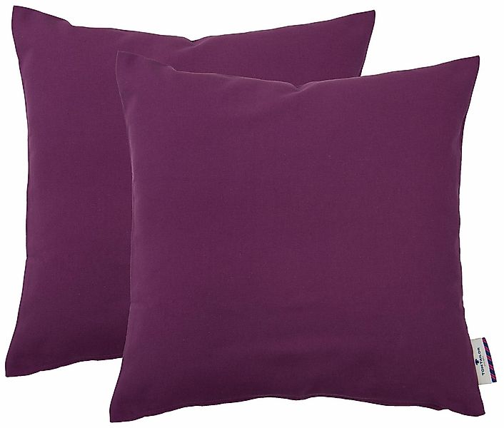 TOM TAILOR HOME Dekokissen Dove, unifarben, Kissenhüllen ohne Füllung, 2er günstig online kaufen
