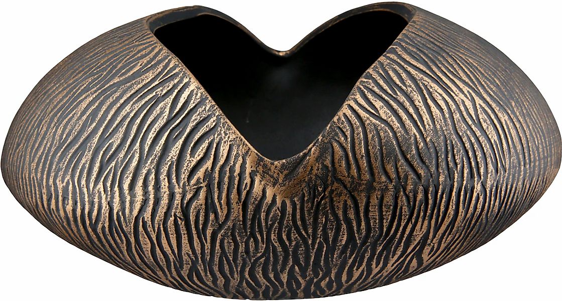 GILDE Dekoschale "Keramik Deko-Schale/Pflanzschale Tigre" günstig online kaufen