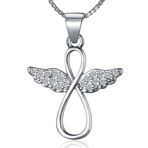 NAHLE Kette mit Anhänger Silberkette 925 Engel (inkl. Schmuckbox), 925 Silb günstig online kaufen