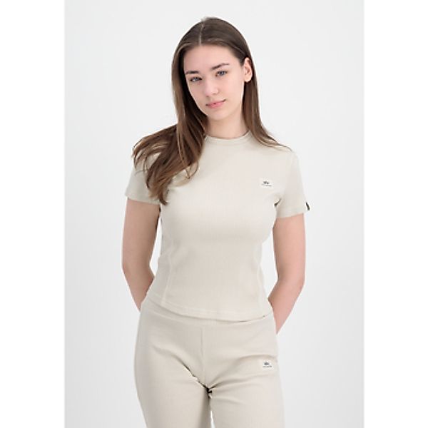 Alpha Industries  T-Shirts & Poloshirts X-Fit Rib T-Shirt Women - vintage w günstig online kaufen