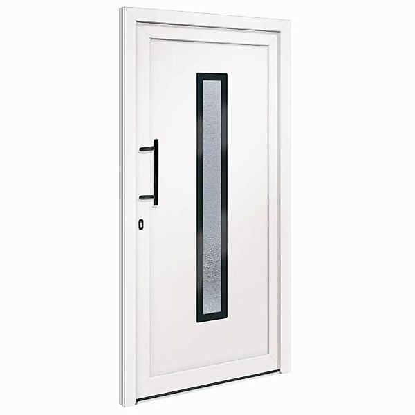 vidaXL Haustür Haustür Weiß 108x208 cm günstig online kaufen